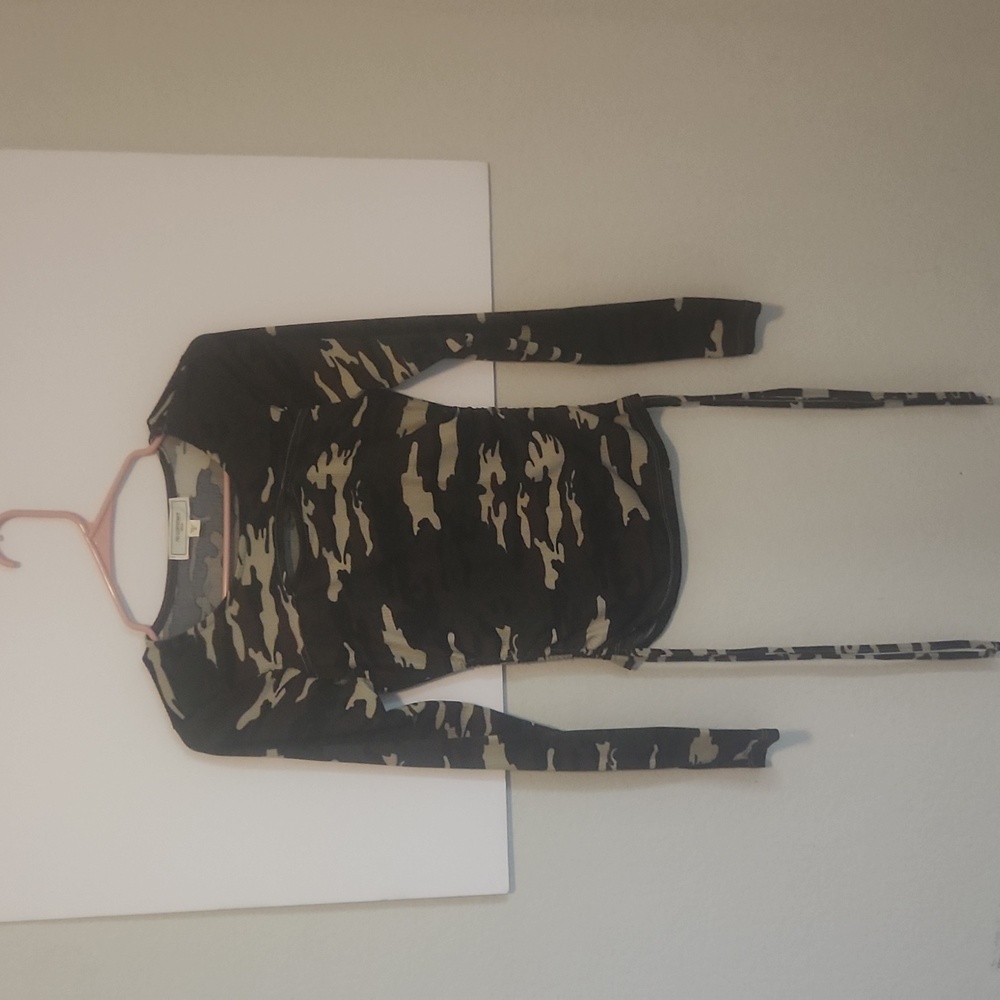 Camo long sleeve shirt
